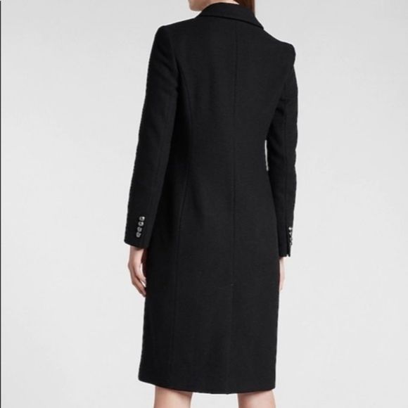 COPY - Double Breasted Wool-Blend Coat XS express women's jacket coat winter sw… - Picture 3 of 7